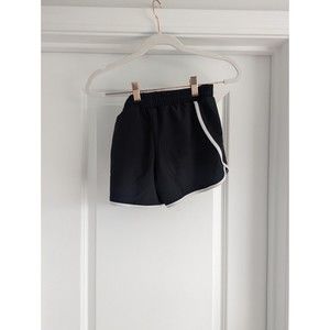 GIRLS DSG BRAND SOCCER SHORTS BLACK SIZE 10-12